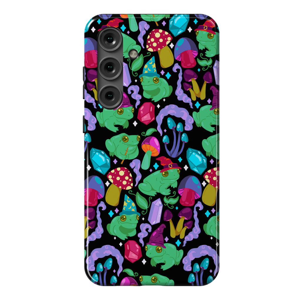 Magical Mushroom Frogs Pattern Phone Case