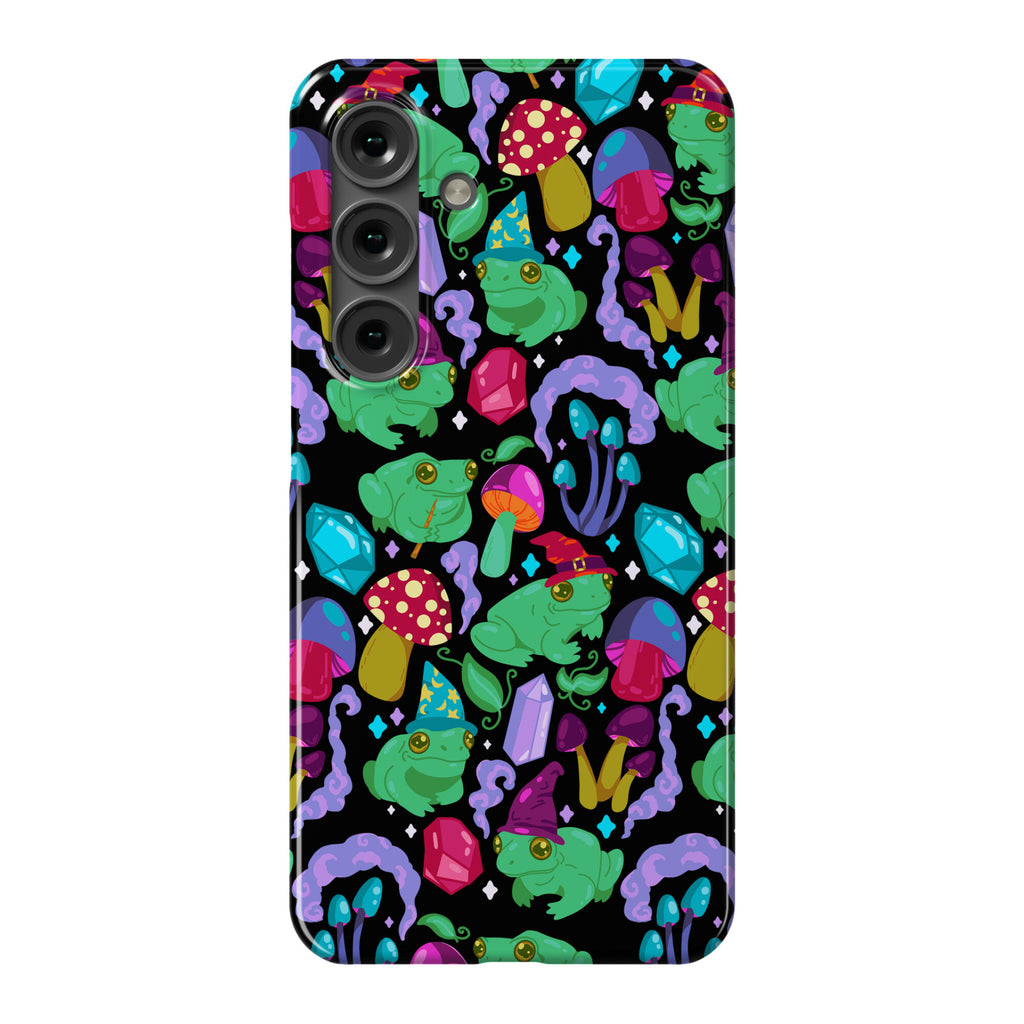 Magical Mushroom Frogs Pattern Phone Case