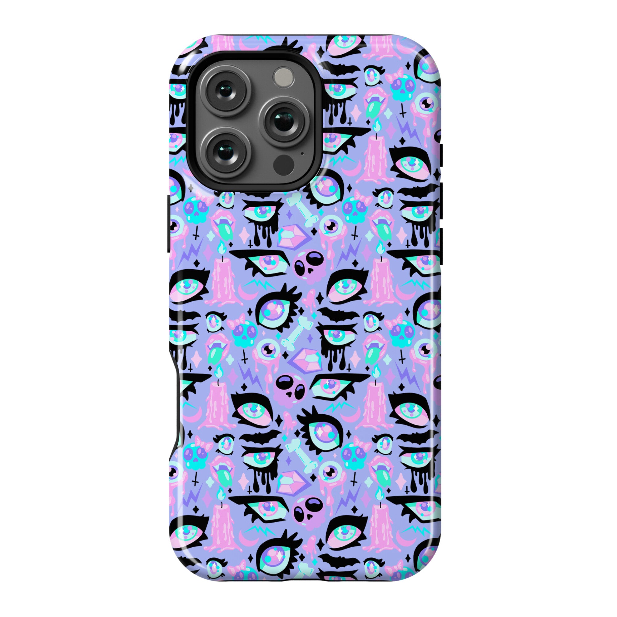 Pastel Goth Eyes Pattern Phone Case