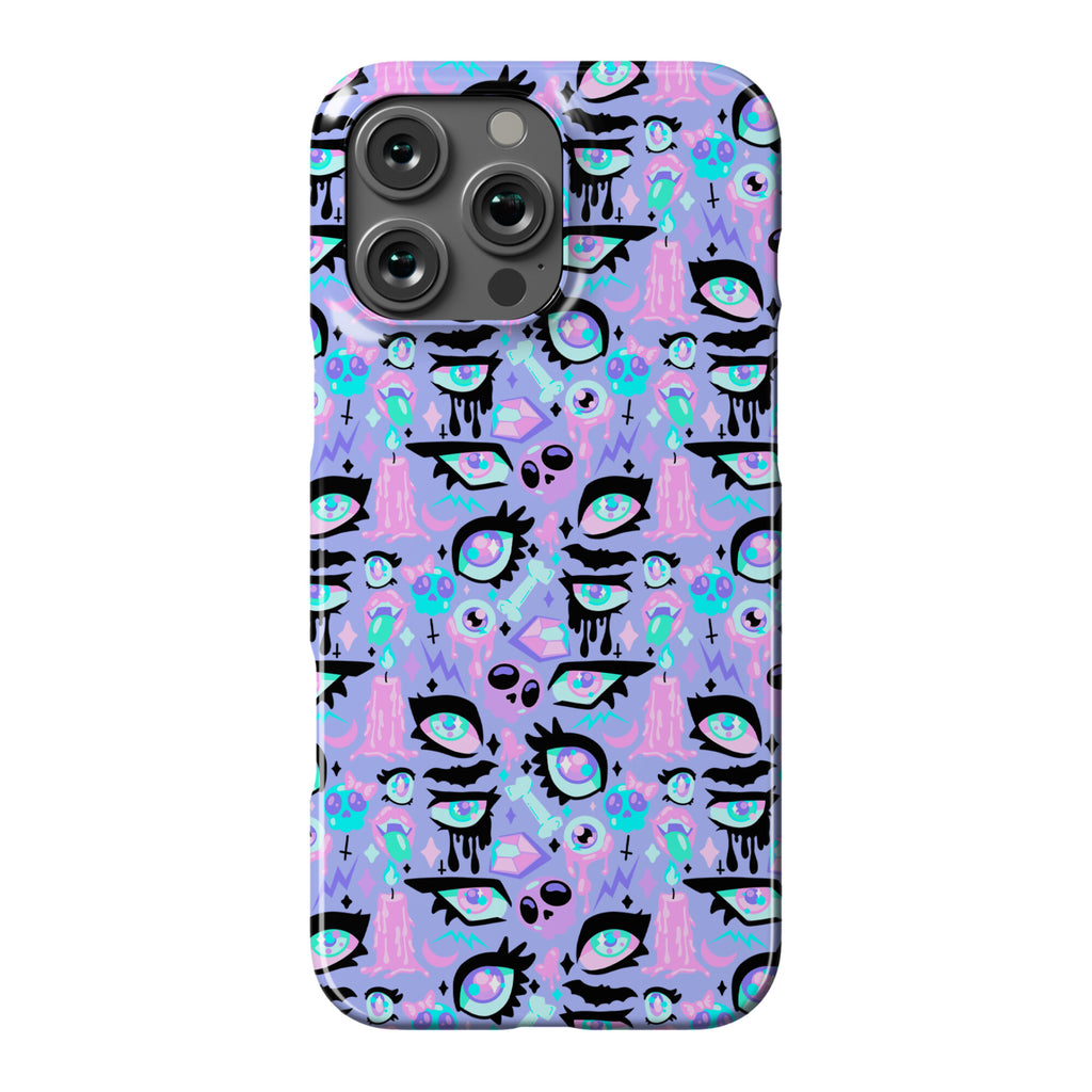 Pastel Goth Eyes Pattern Phone Case
