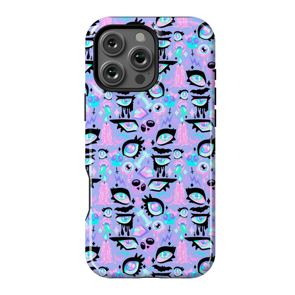 Pastel Goth Eyes Pattern Phone Case