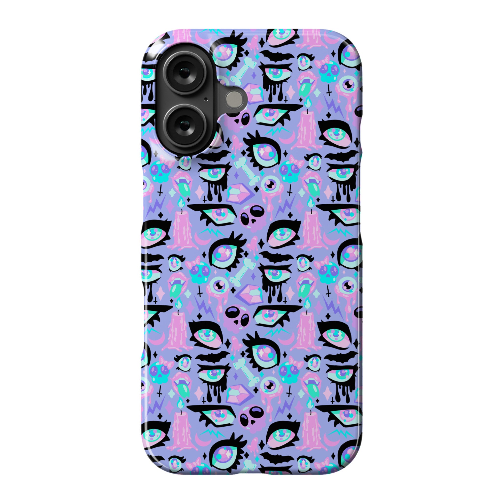 Pastel Goth Eyes Pattern Phone Case