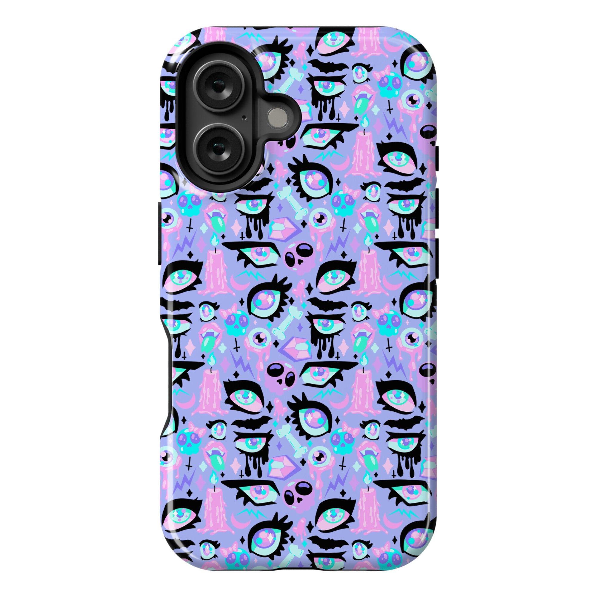 Pastel Goth Eyes Pattern Phone Case