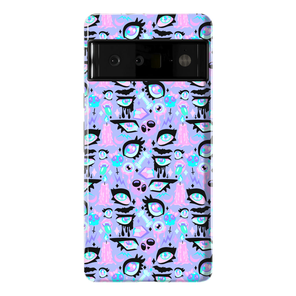 Pastel Goth Eyes Pattern Phone Case