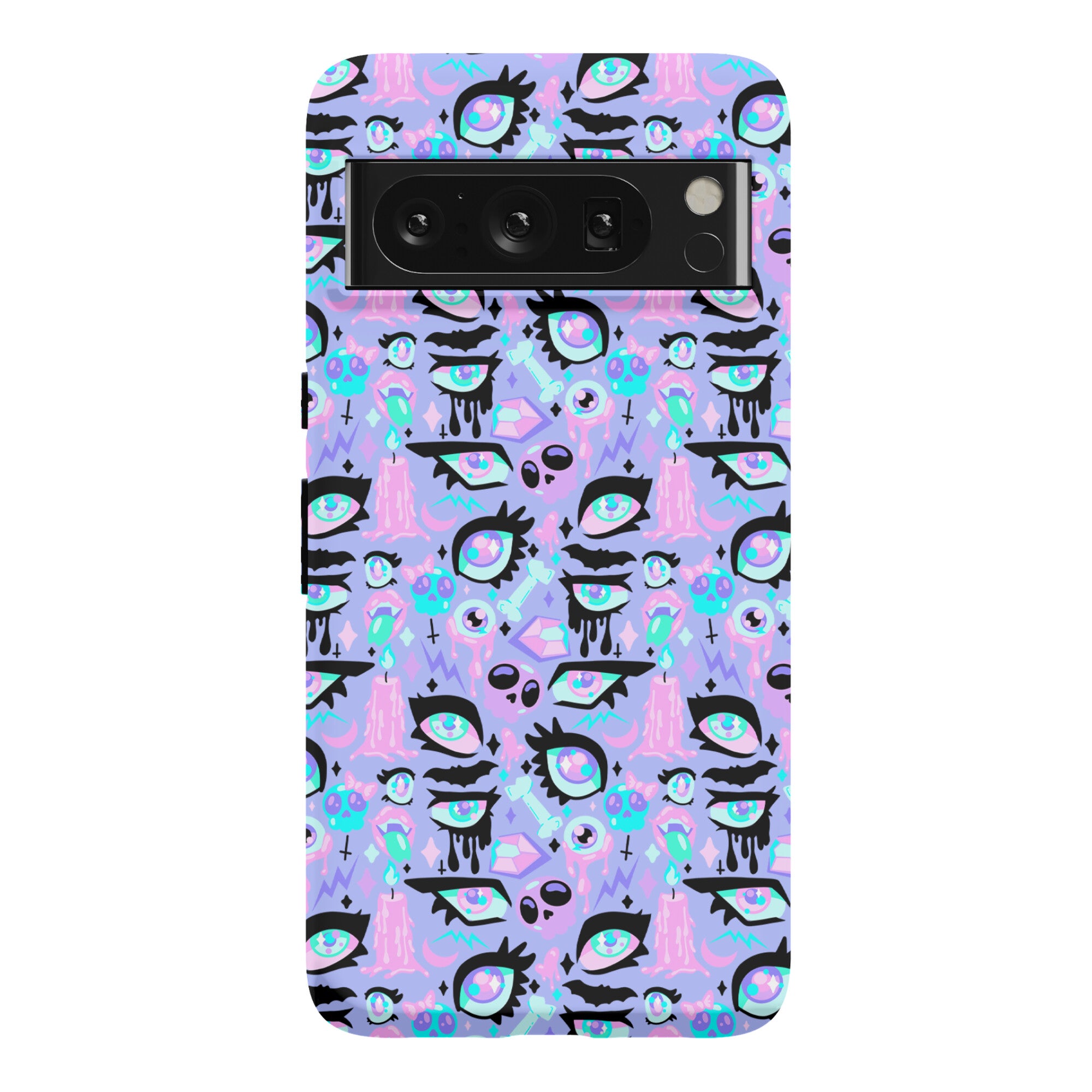 Pastel Goth Eyes Pattern Phone Case