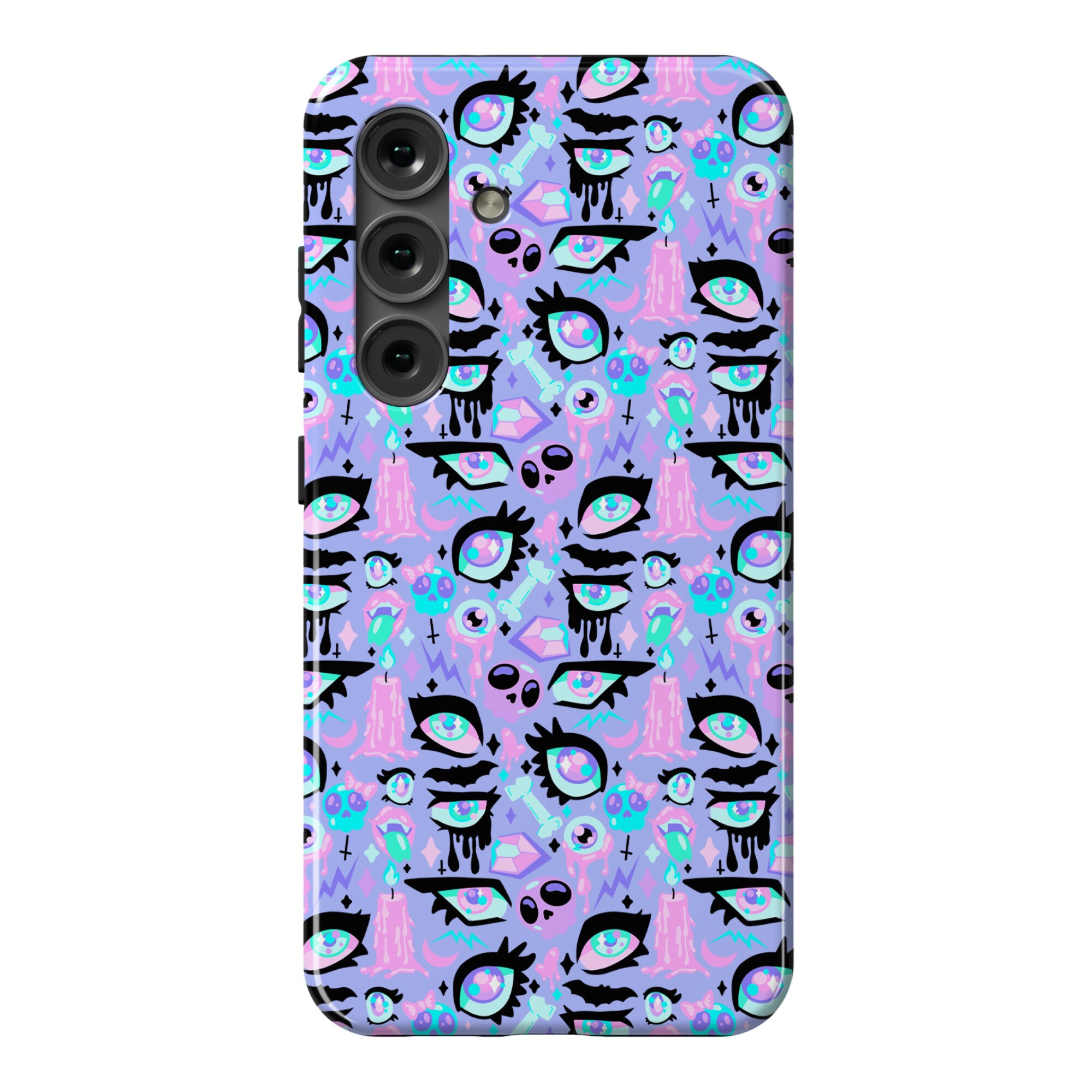 Pastel Goth Eyes Pattern Phone Case