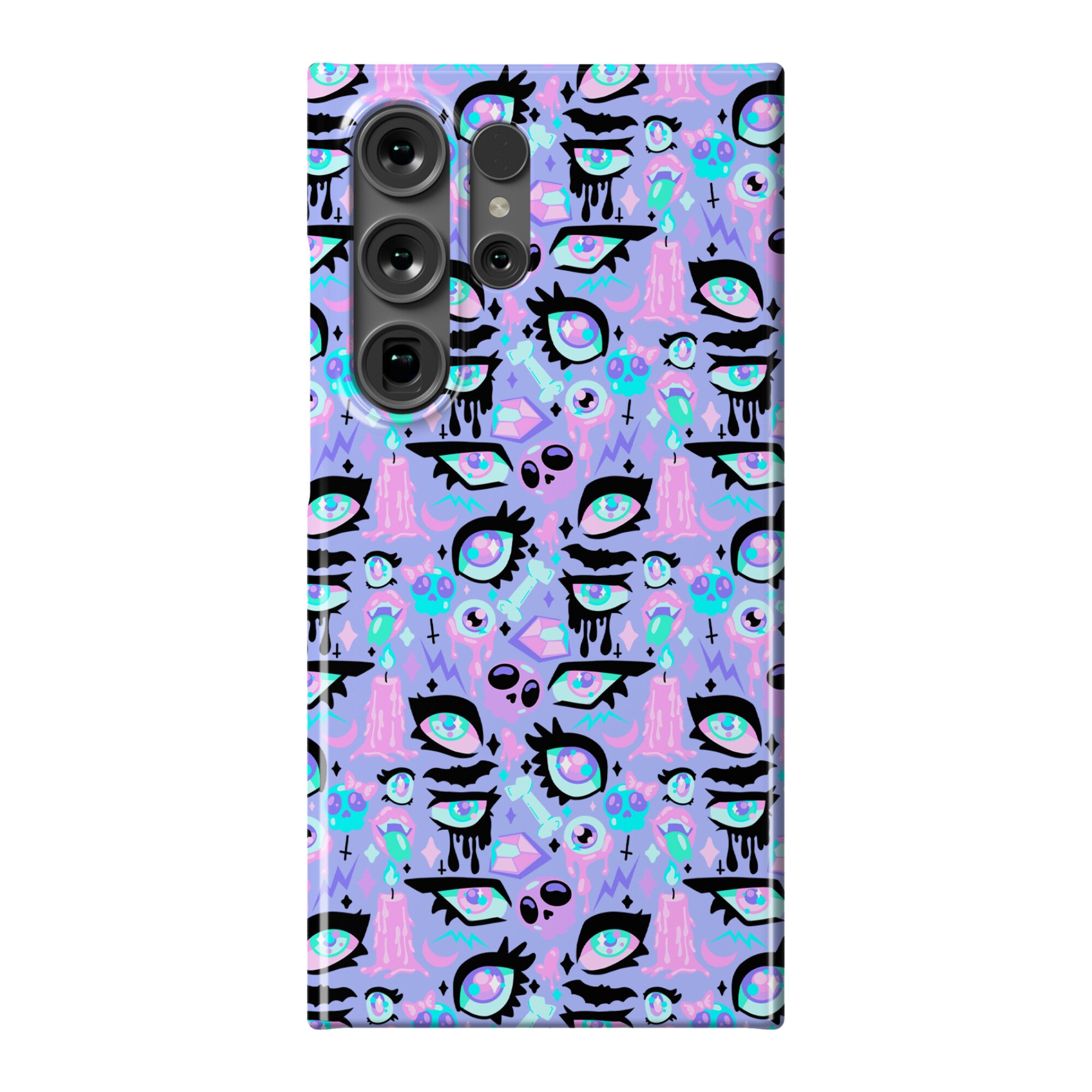 Pastel Goth Eyes Pattern Phone Case