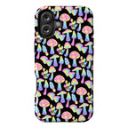 Pastel Rainbow Mushrooms Pattern Phone Case