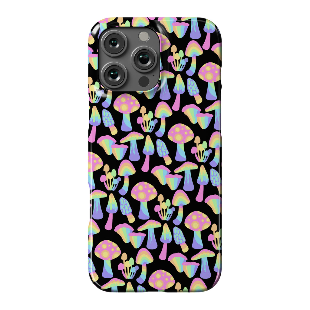 Pastel Rainbow Mushrooms Pattern Phone Case