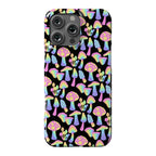 Pastel Rainbow Mushrooms Pattern Phone Case
