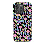 Pastel Rainbow Mushrooms Pattern Phone Case