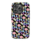Pastel Rainbow Mushrooms Pattern Phone Case