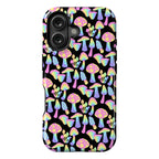 Pastel Rainbow Mushrooms Pattern Phone Case