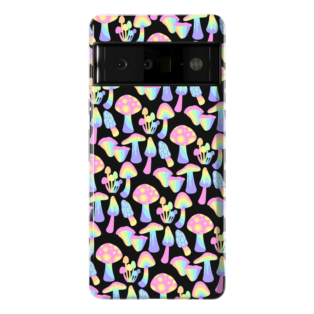 Pastel Rainbow Mushrooms Pattern Phone Case