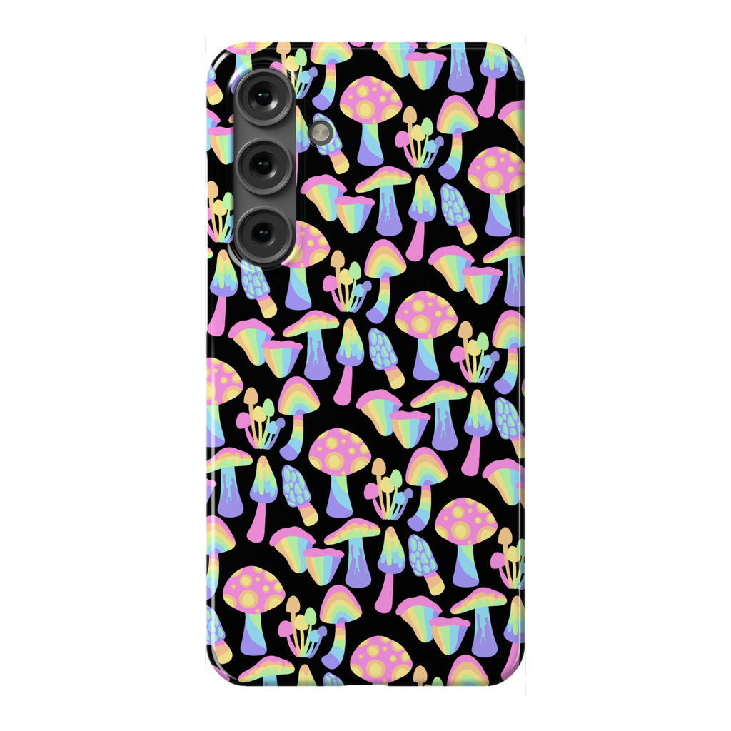 Pastel Rainbow Mushrooms Pattern Phone Case