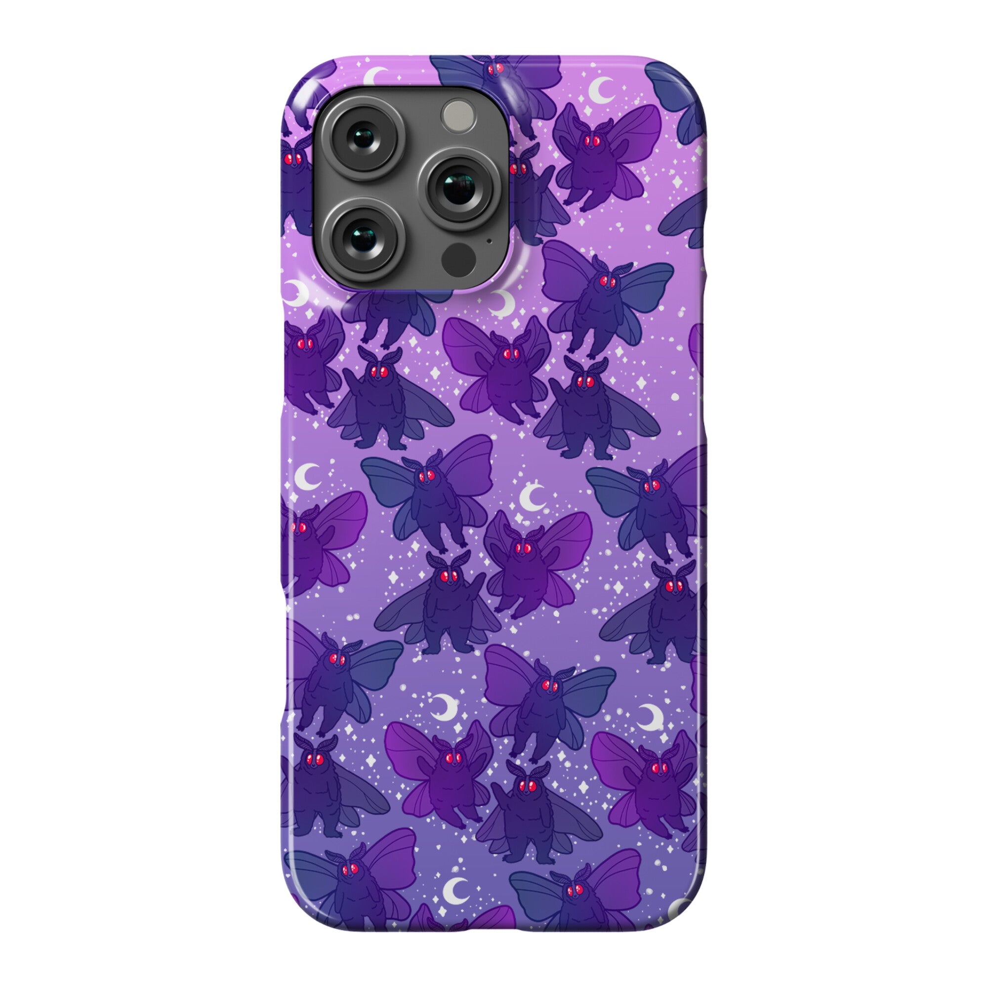 Chubby Mothman Nighttime Pattern Phone Case