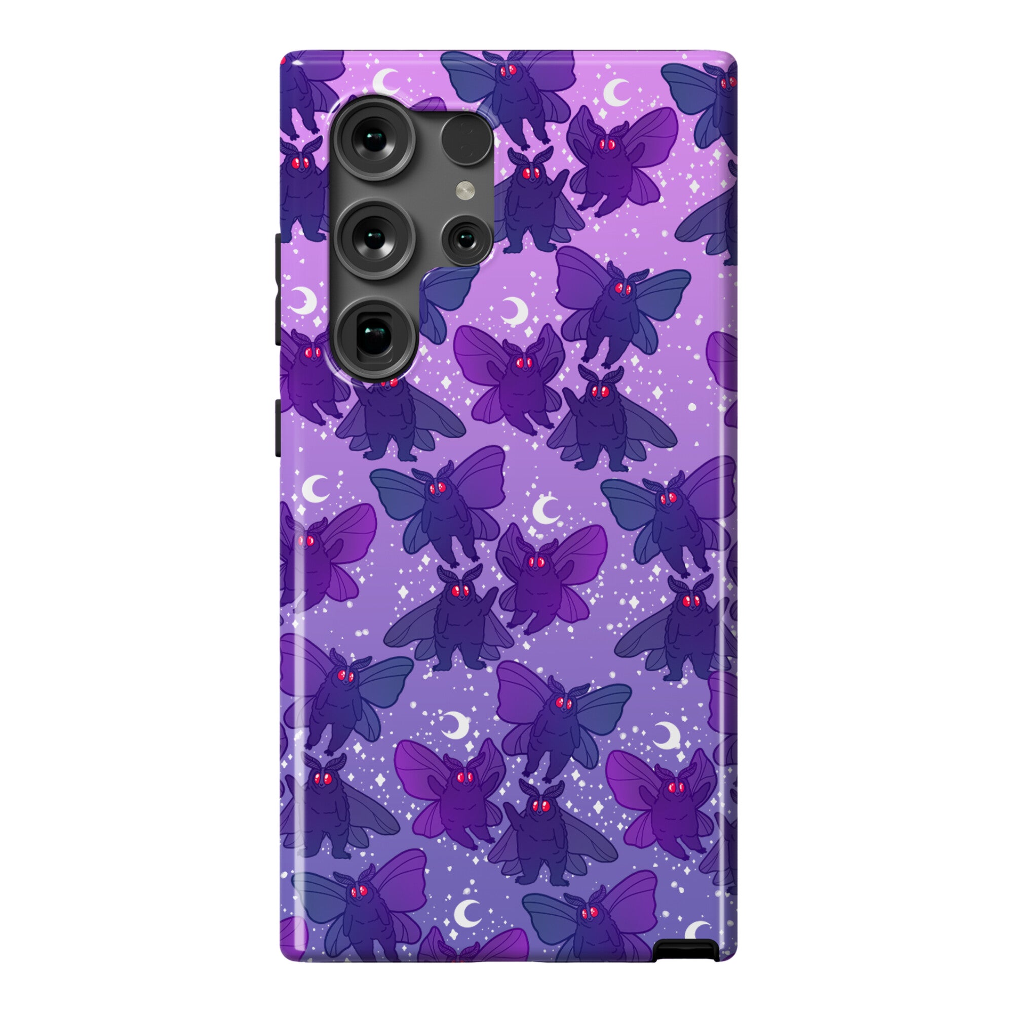 Chubby Mothman Nighttime Pattern Phone Case