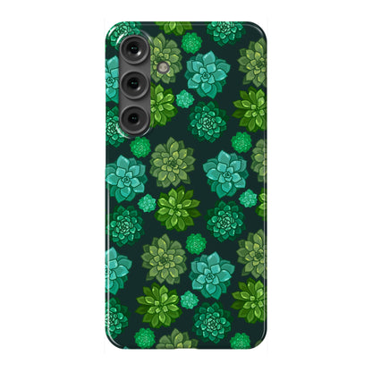 Green Succulent Pattern Phone Case