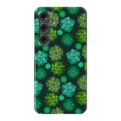 Green Succulent Pattern Phone Case
