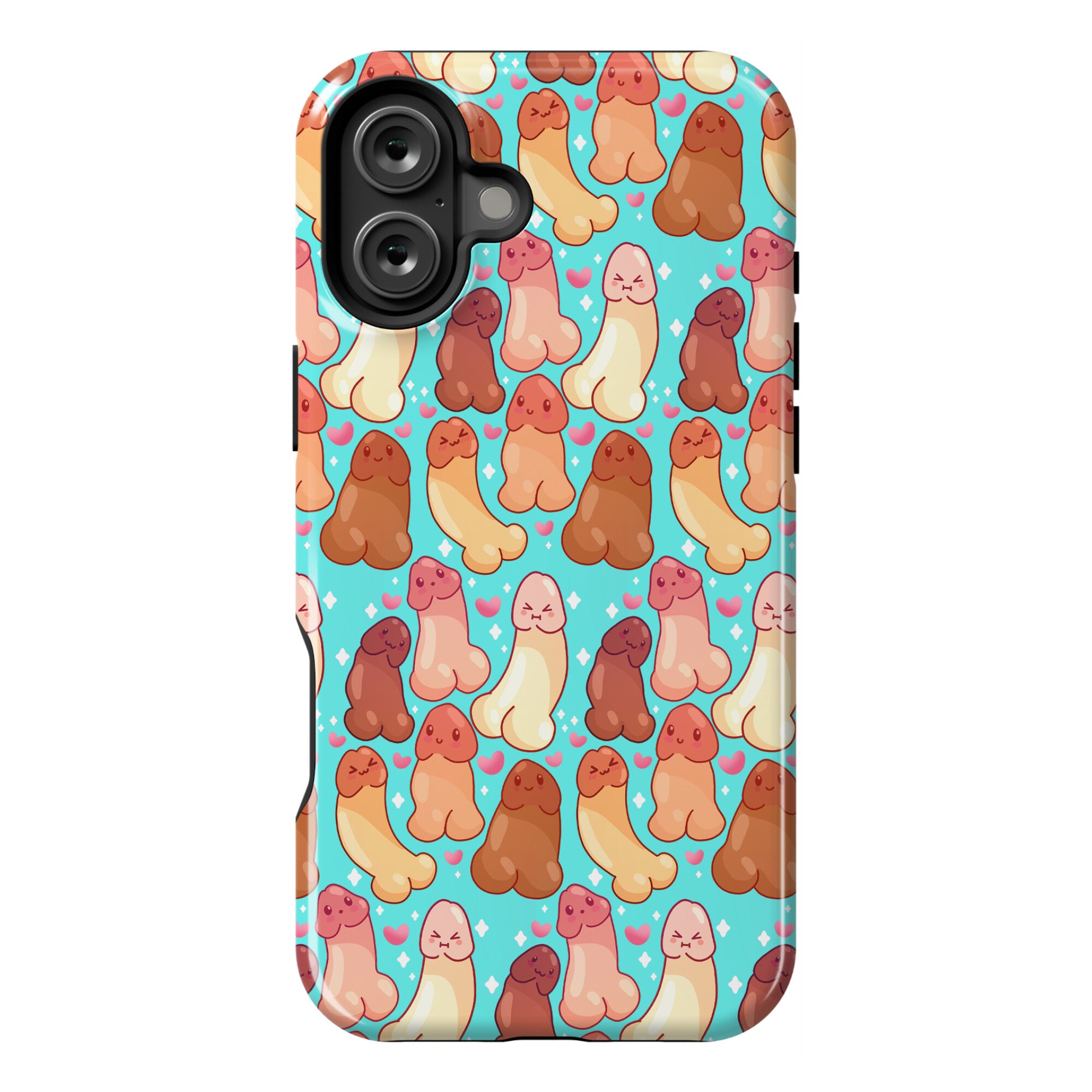Kawaii Penises Pattern Phone Case