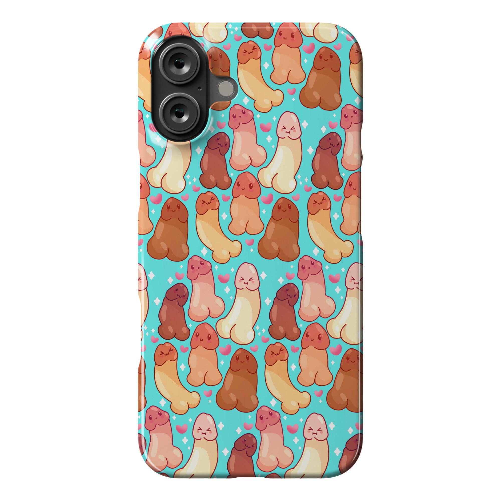Kawaii Penises Pattern Phone Case