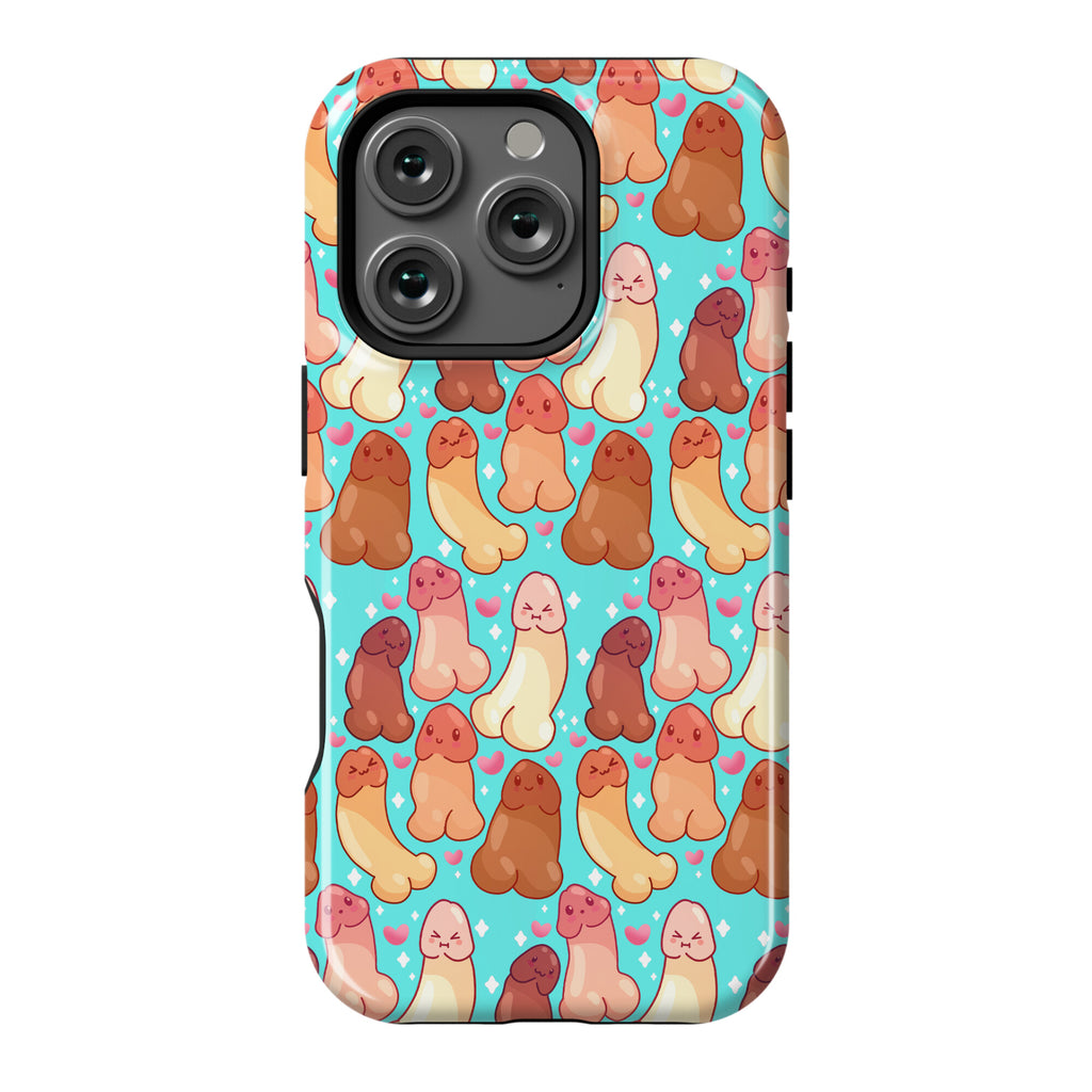 Kawaii Penises Pattern Phone Case