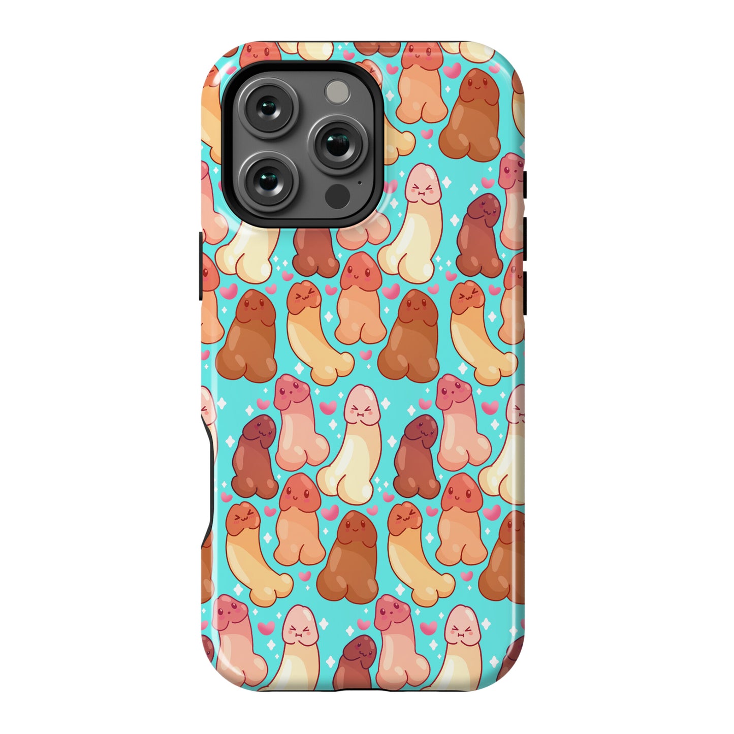 Kawaii Penises Pattern Phone Case