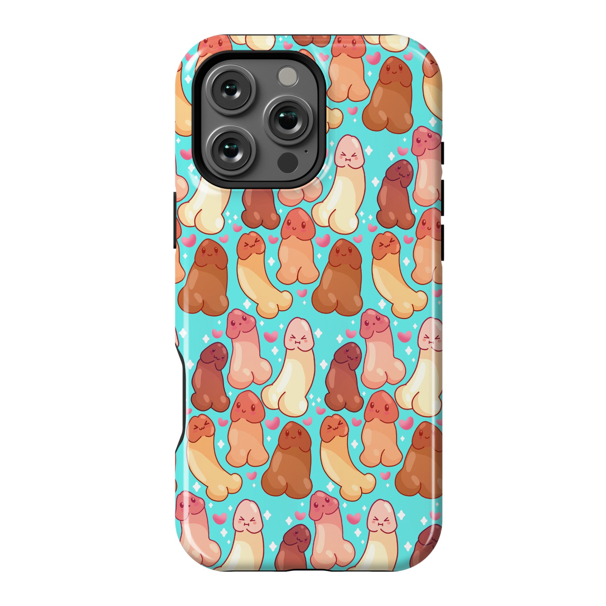 Kawaii Penises Pattern Phone Case