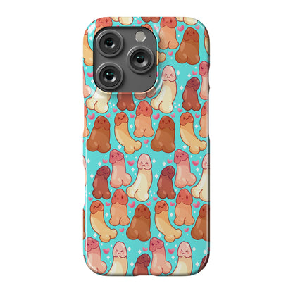 Kawaii Penises Pattern Phone Case