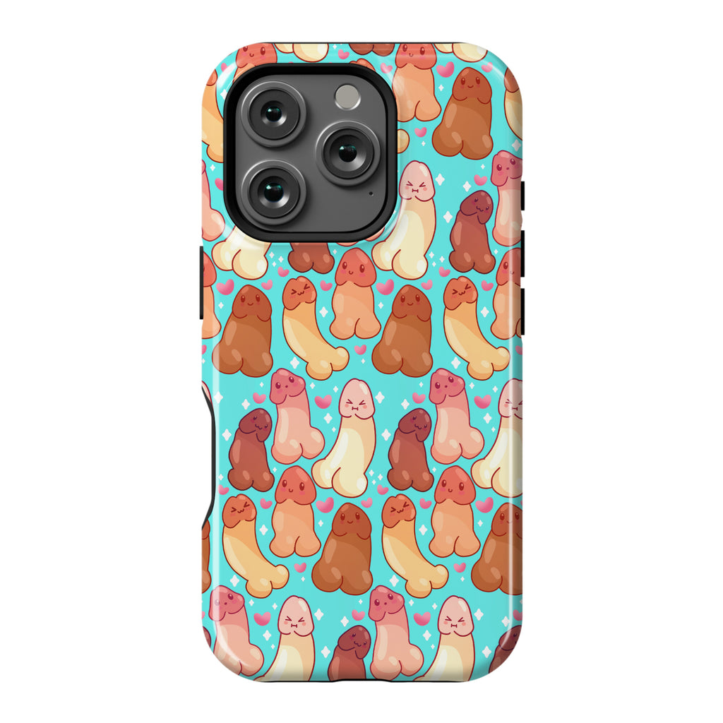 Kawaii Penises Pattern Phone Case