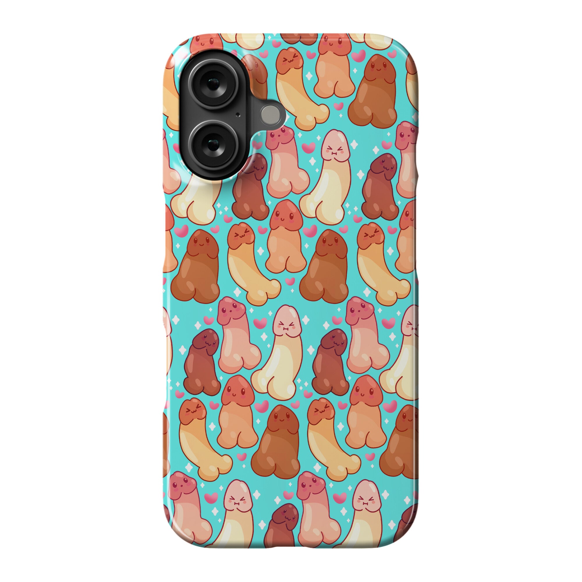 Kawaii Penises Pattern Phone Case