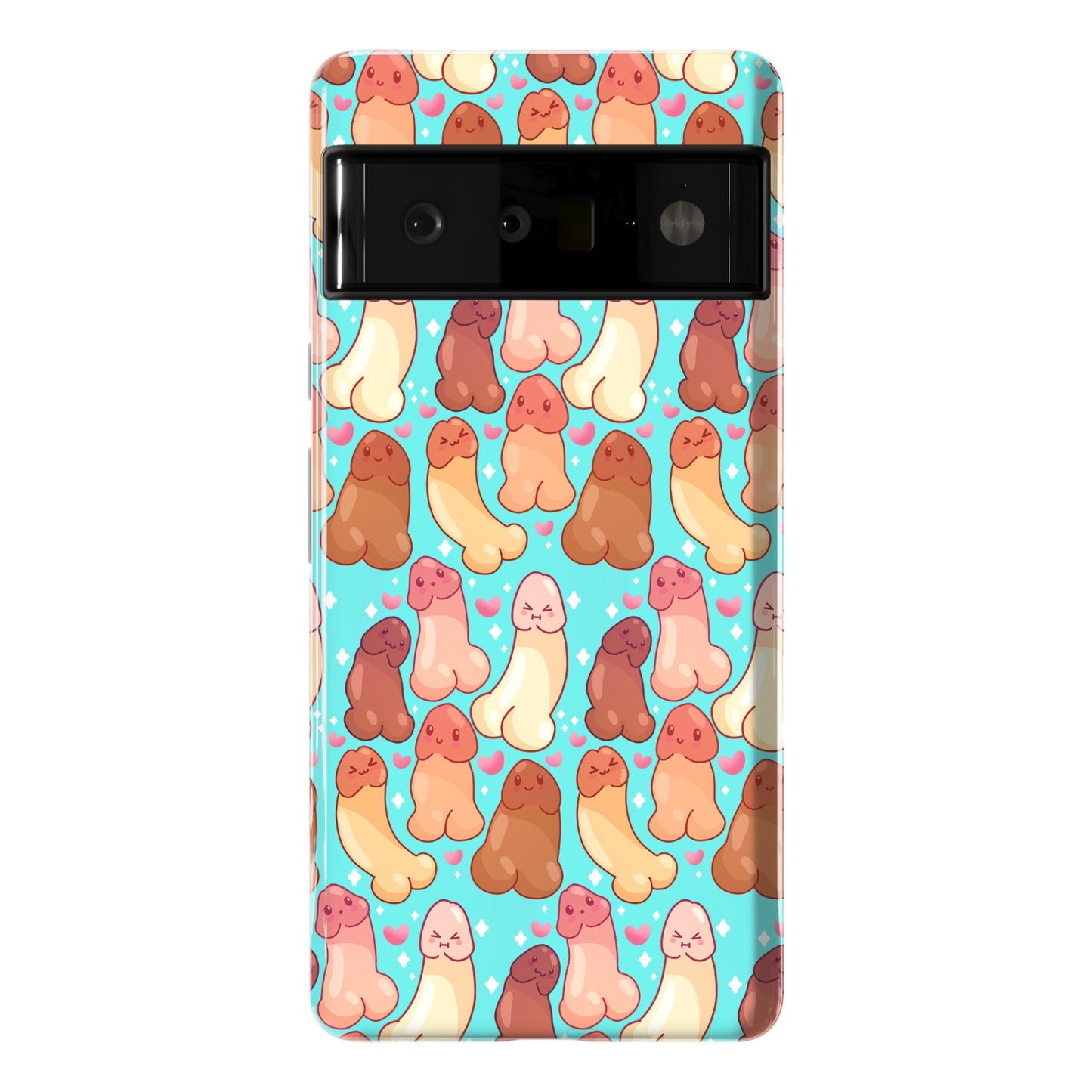 Kawaii Penises Pattern Phone Case