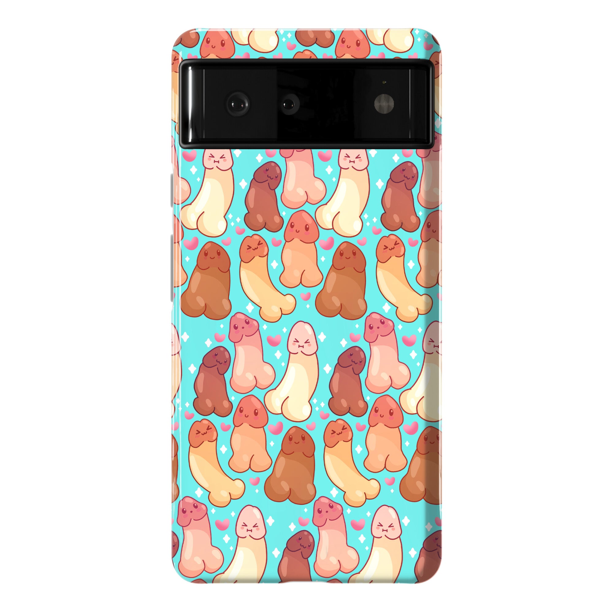 Kawaii Penises Pattern Phone Case