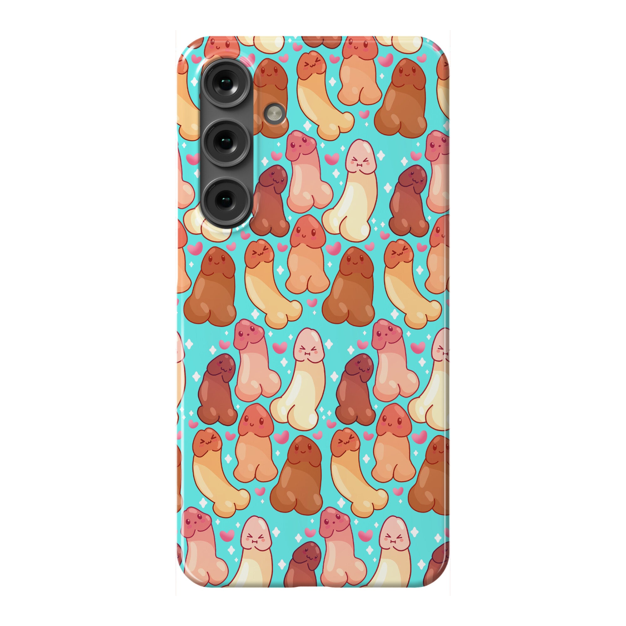 Kawaii Penises Pattern Phone Case