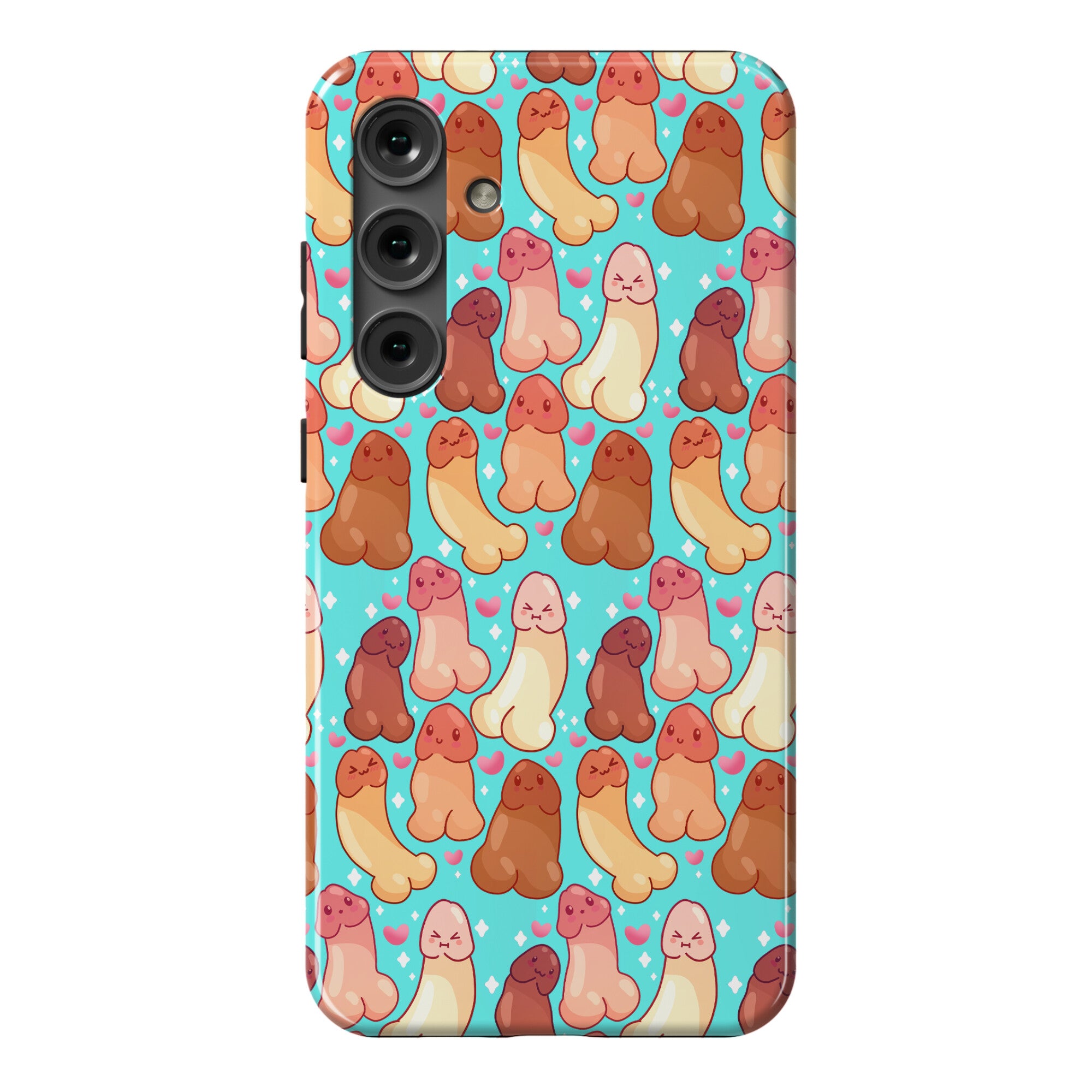 Kawaii Penises Pattern Phone Case