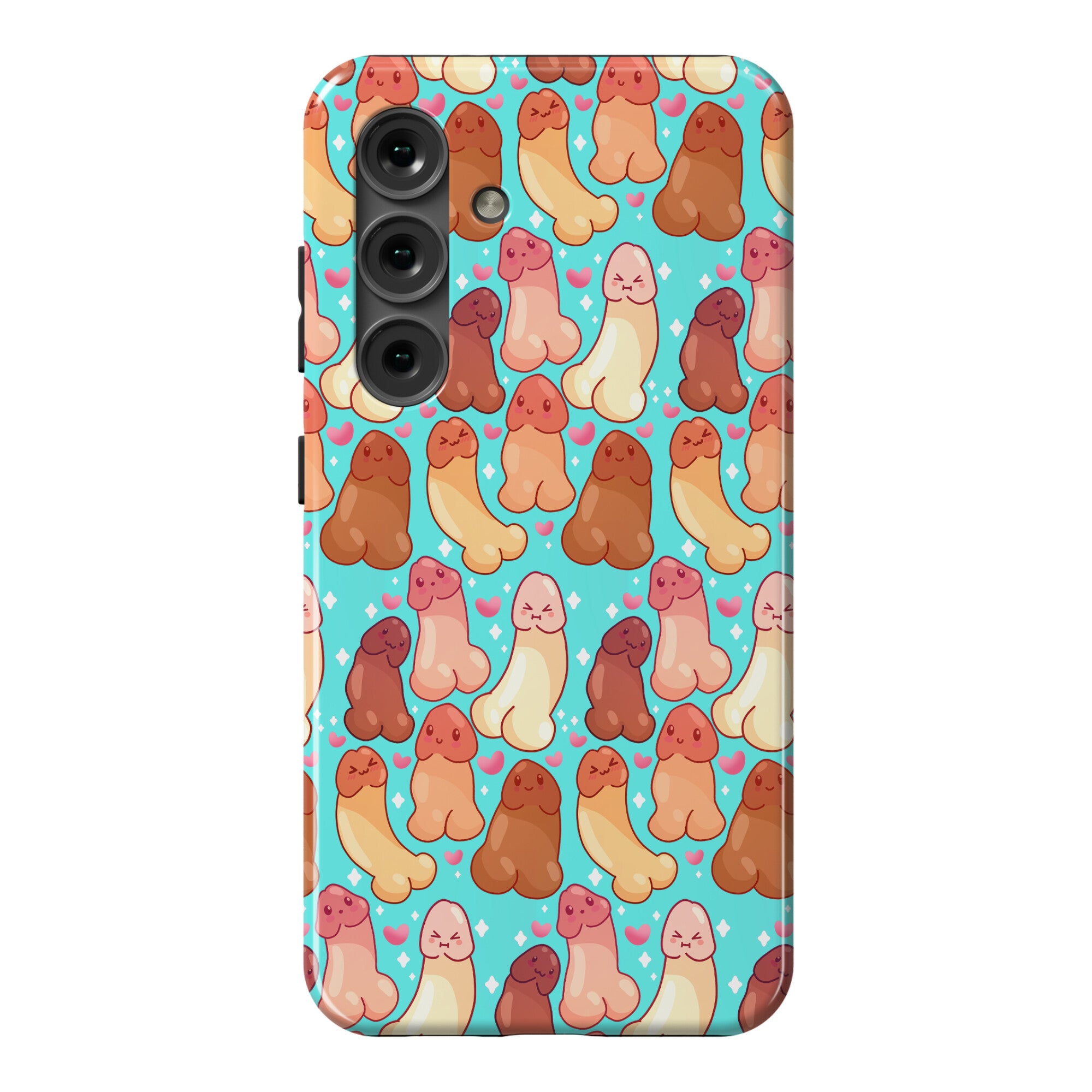 Kawaii Penises Pattern Phone Case