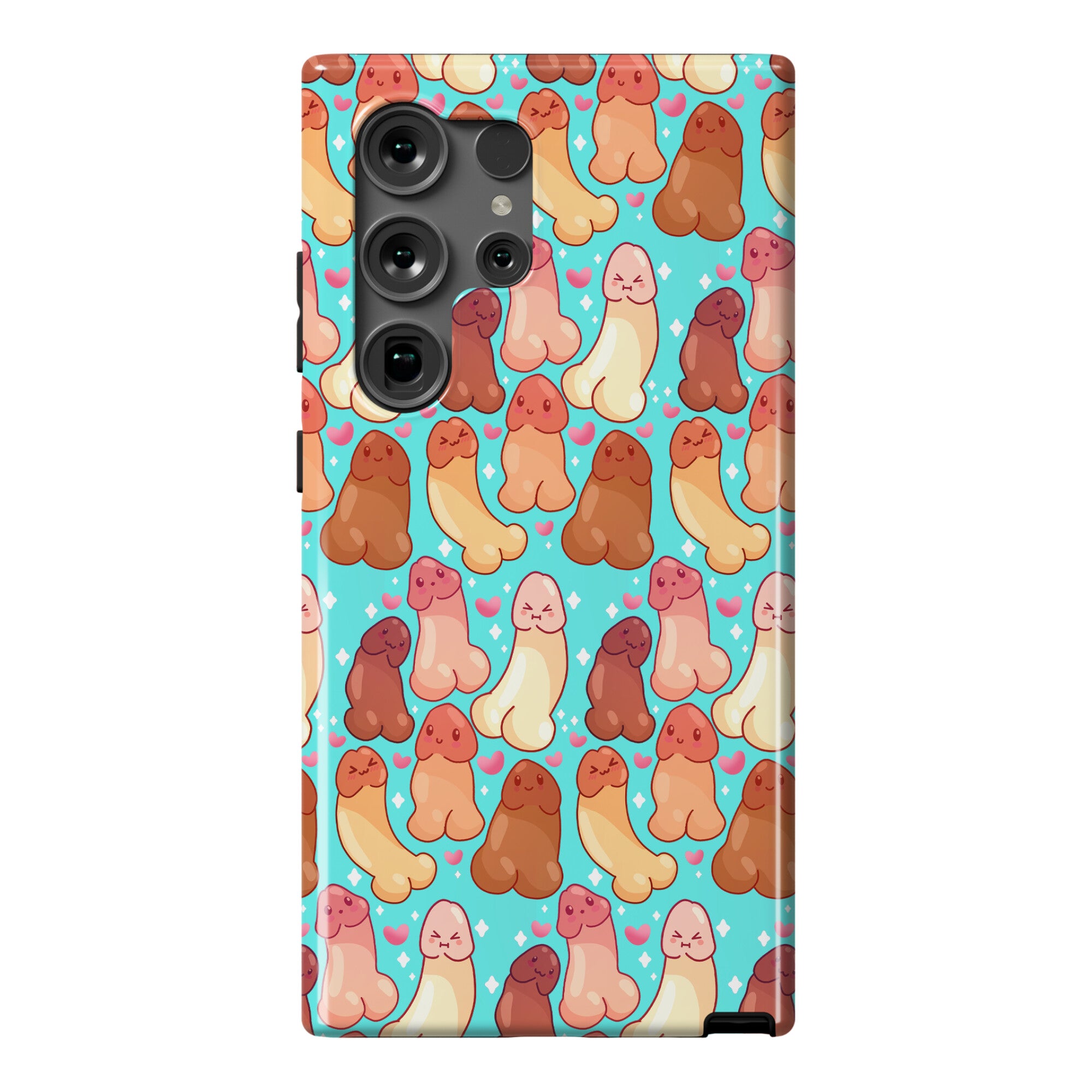 Kawaii Penises Pattern Phone Case