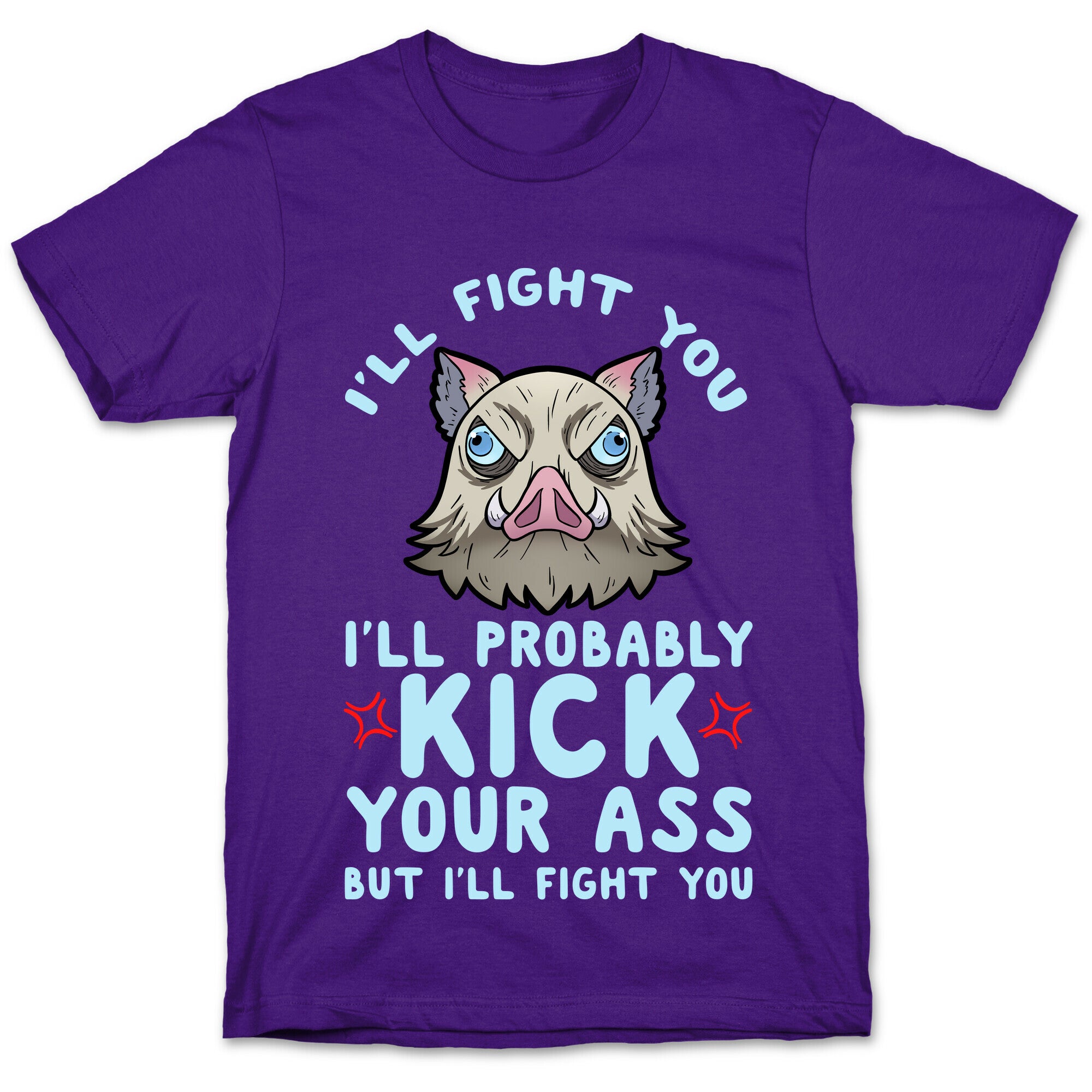 I'll Fight You I'll Probably Kick Your Ass But I'll Fight You T-Shirt