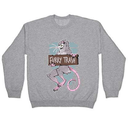 Furry Trash Crewneck Sweatshirt