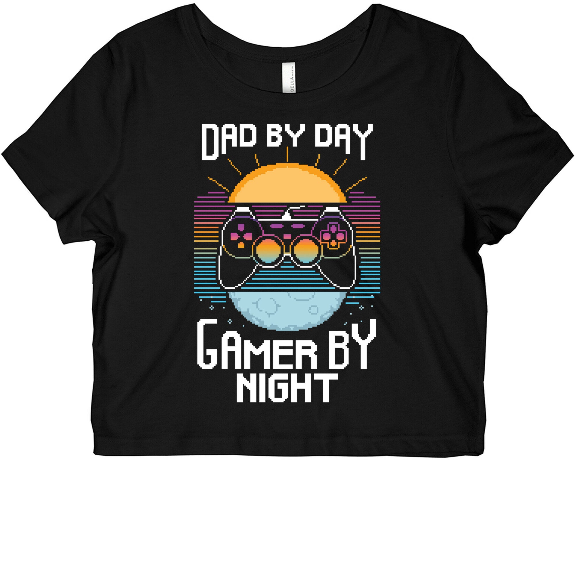 Dad By Day, Gamer By Night Graphic Baby Tee