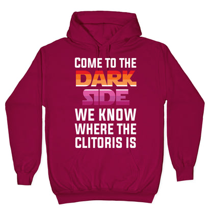 Come To The Dark Side We Know Where The Clitoris Is Hoodie