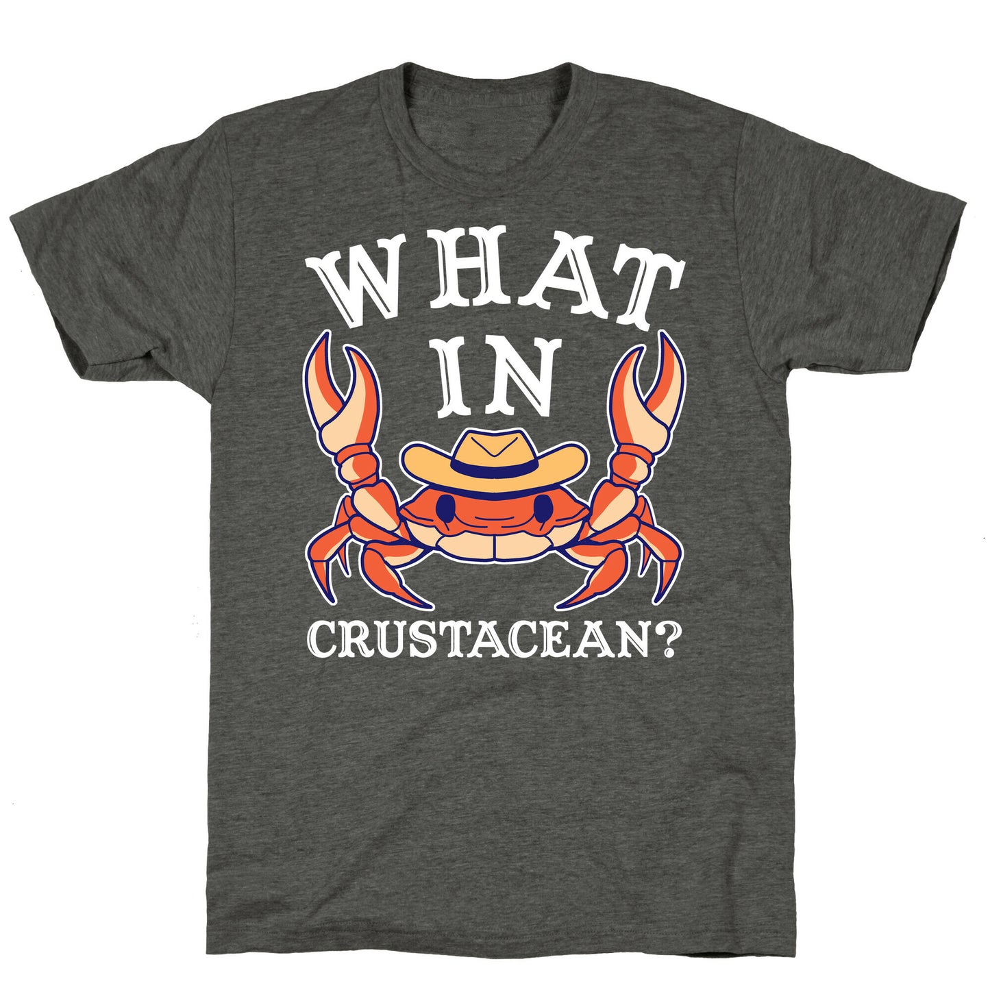 What In Crustacean? Unisex Triblend Tee