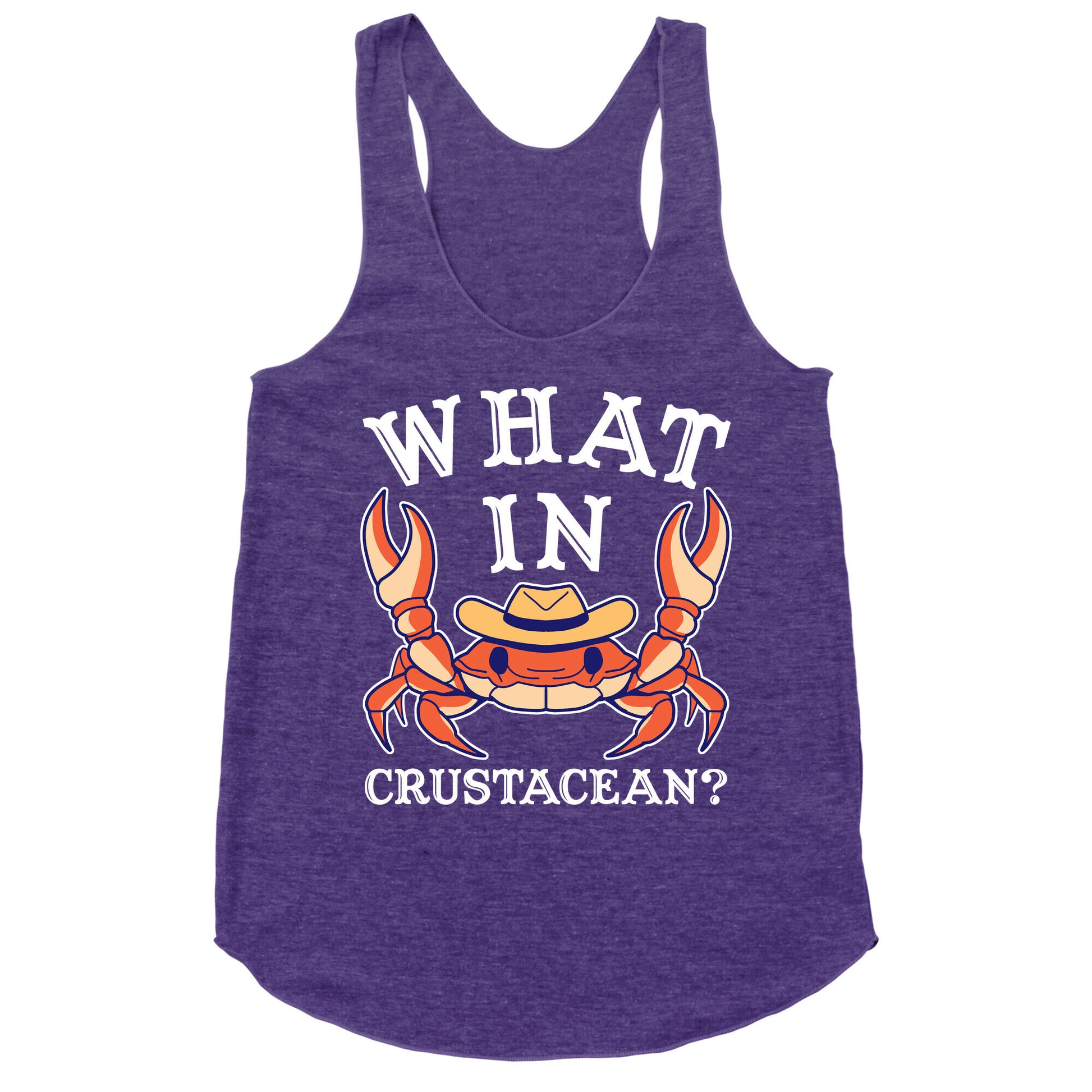 What In Crustacean? Racerback Tank