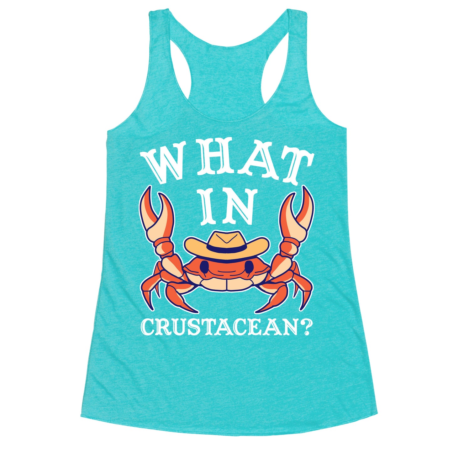 What In Crustacean? Racerback Tank