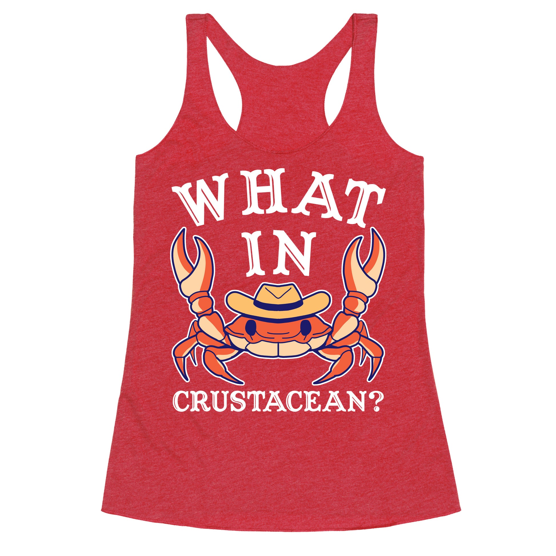 What In Crustacean? Racerback Tank