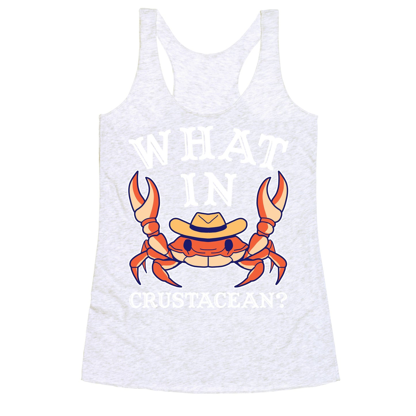 What In Crustacean? Racerback Tank