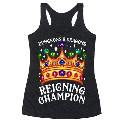 Dungeons & Dragons Reigning Champion Racerback Tank