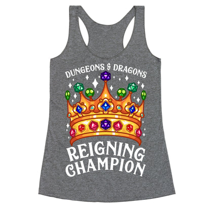 Dungeons & Dragons Reigning Champion Racerback Tank
