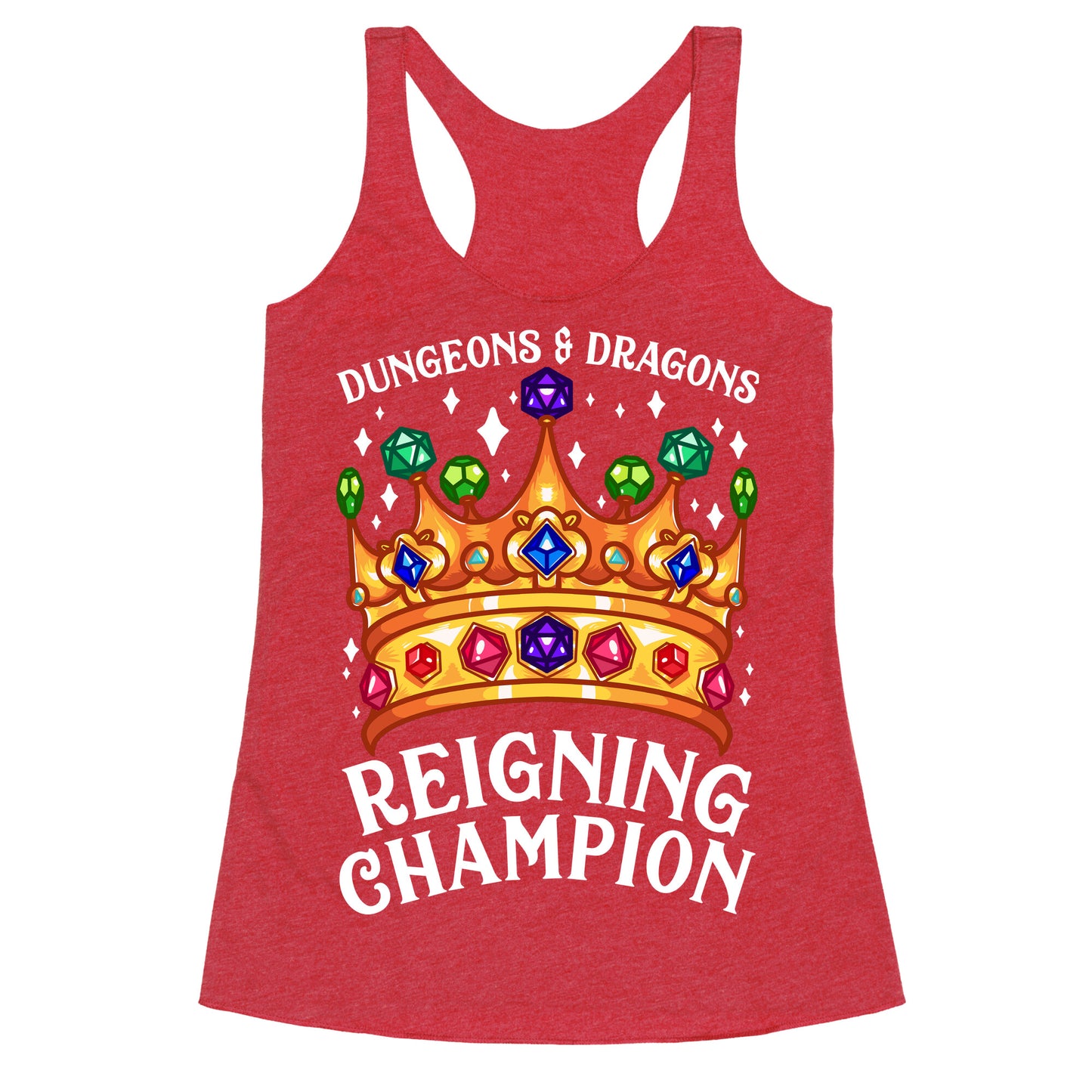 Dungeons & Dragons Reigning Champion Racerback Tank