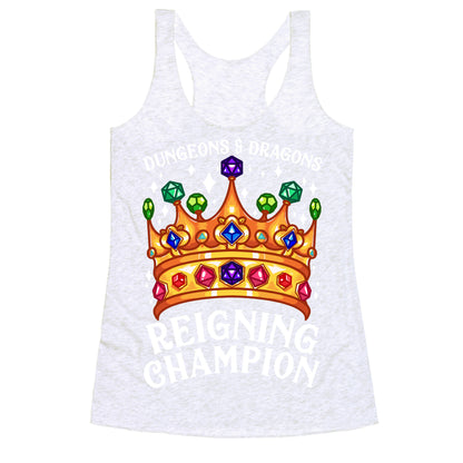Dungeons & Dragons Reigning Champion Racerback Tank
